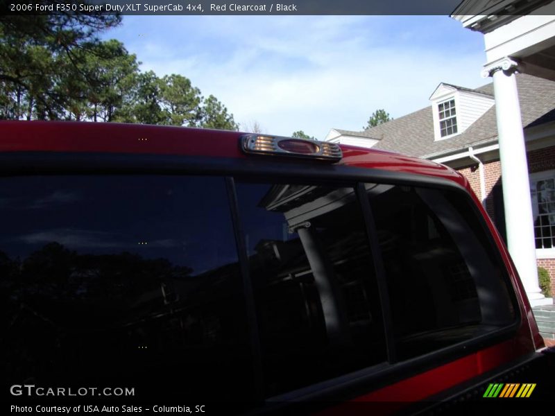 Red Clearcoat / Black 2006 Ford F350 Super Duty XLT SuperCab 4x4