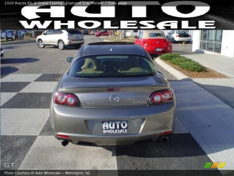 Diamond Gray Metallic / Dune Beige 2009 Mazda RX-8 Grand Touring