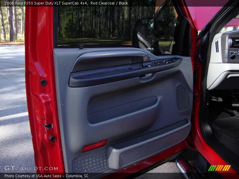 Red Clearcoat / Black 2006 Ford F350 Super Duty XLT SuperCab 4x4