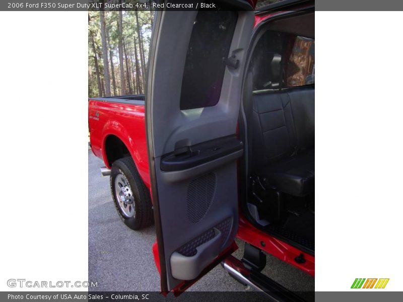 Red Clearcoat / Black 2006 Ford F350 Super Duty XLT SuperCab 4x4
