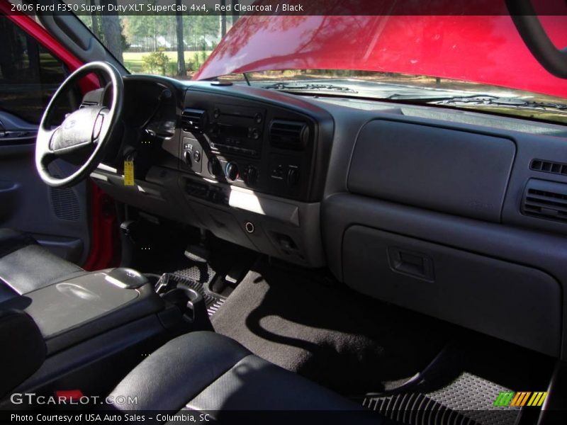 Red Clearcoat / Black 2006 Ford F350 Super Duty XLT SuperCab 4x4