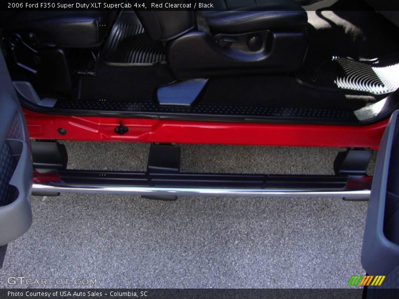 Red Clearcoat / Black 2006 Ford F350 Super Duty XLT SuperCab 4x4