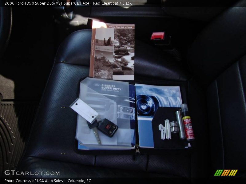 Red Clearcoat / Black 2006 Ford F350 Super Duty XLT SuperCab 4x4