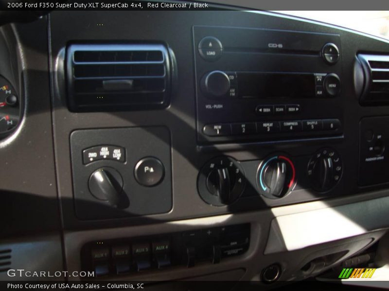 Red Clearcoat / Black 2006 Ford F350 Super Duty XLT SuperCab 4x4