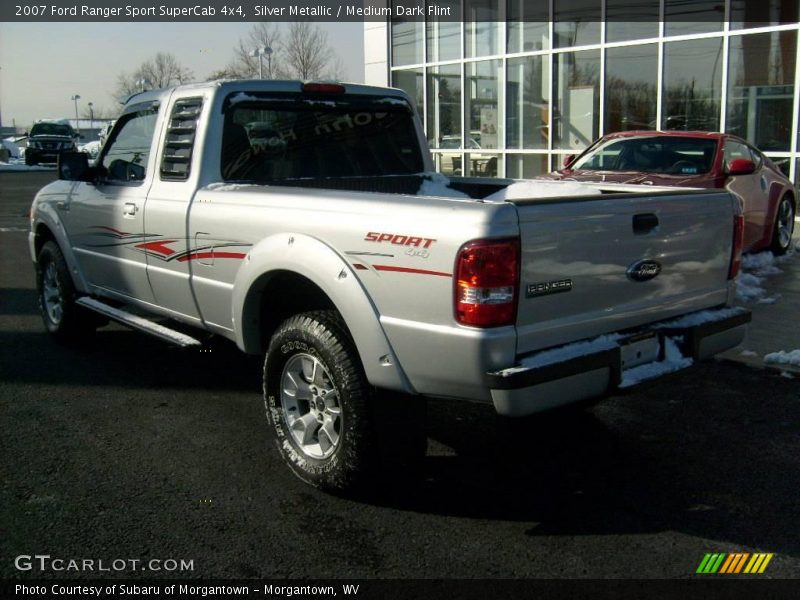 Silver Metallic / Medium Dark Flint 2007 Ford Ranger Sport SuperCab 4x4