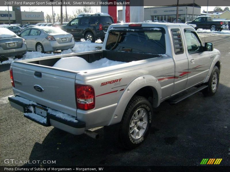 Silver Metallic / Medium Dark Flint 2007 Ford Ranger Sport SuperCab 4x4