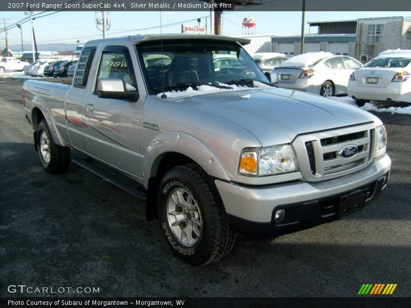 Silver Metallic / Medium Dark Flint 2007 Ford Ranger Sport SuperCab 4x4
