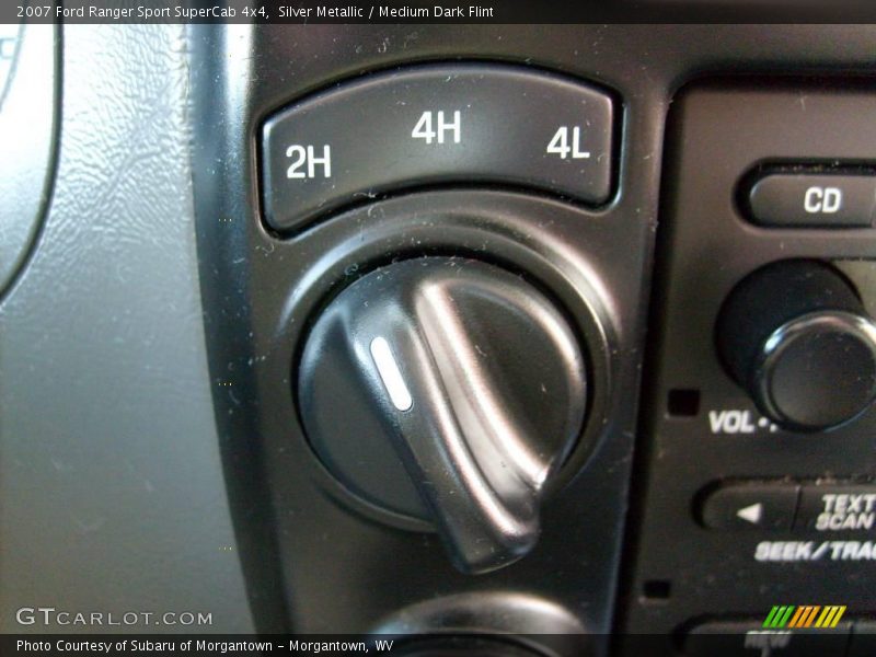 Silver Metallic / Medium Dark Flint 2007 Ford Ranger Sport SuperCab 4x4