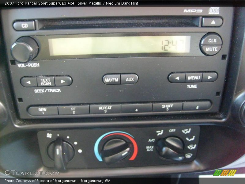 Silver Metallic / Medium Dark Flint 2007 Ford Ranger Sport SuperCab 4x4