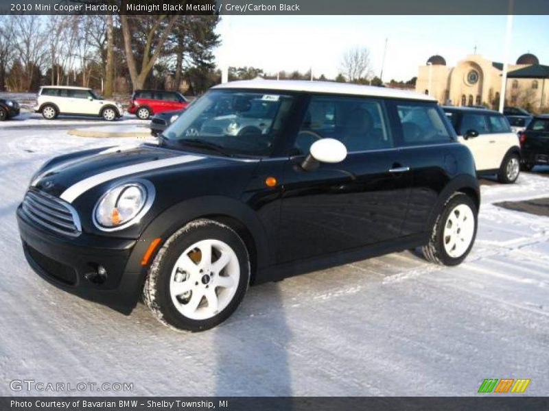 Midnight Black Metallic / Grey/Carbon Black 2010 Mini Cooper Hardtop