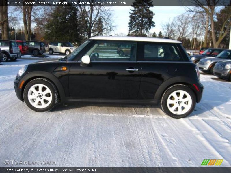 Midnight Black Metallic / Grey/Carbon Black 2010 Mini Cooper Hardtop