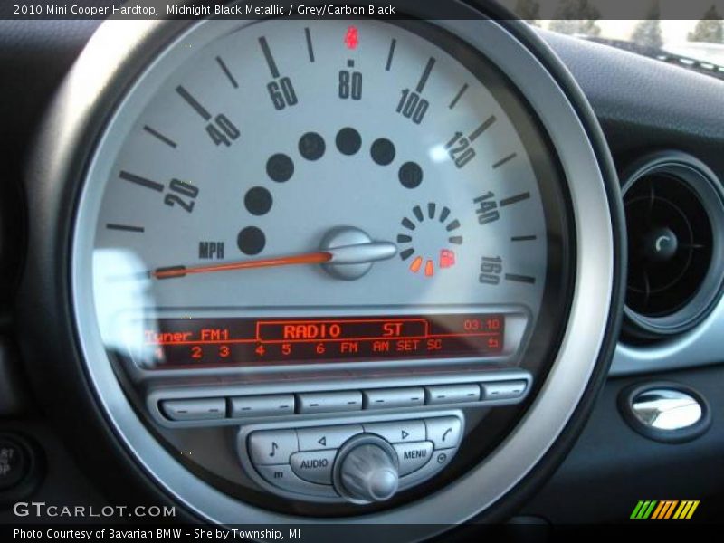 Midnight Black Metallic / Grey/Carbon Black 2010 Mini Cooper Hardtop