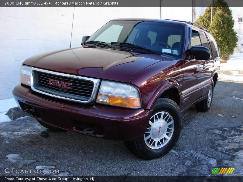 Monterey Maroon Metallic / Graphite 2000 GMC Jimmy SLE 4x4