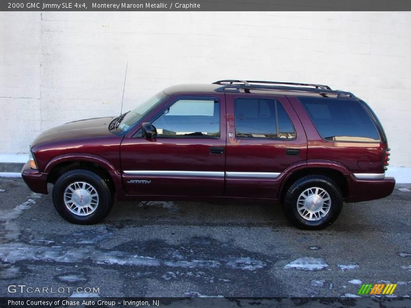 Monterey Maroon Metallic / Graphite 2000 GMC Jimmy SLE 4x4