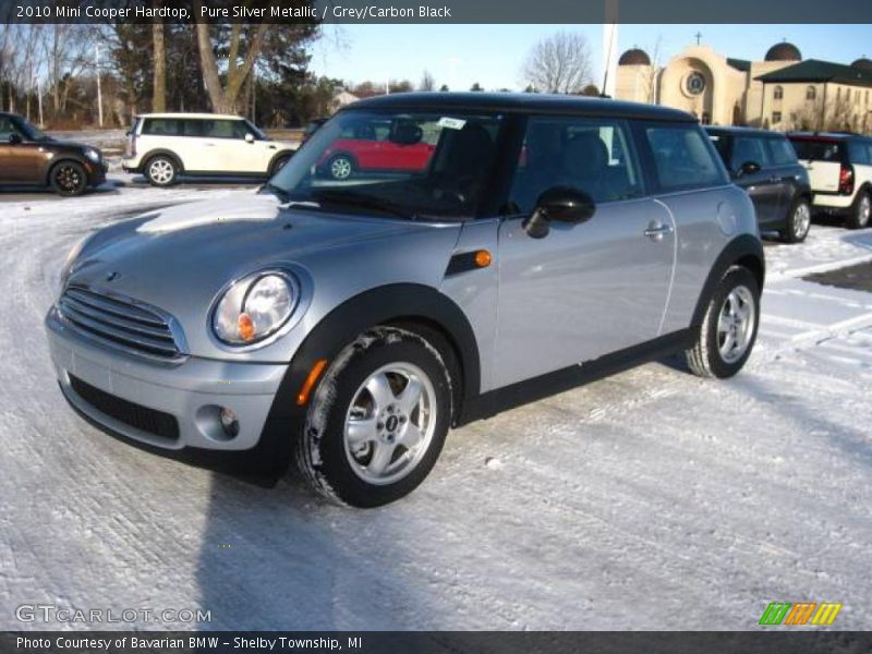 Pure Silver Metallic / Grey/Carbon Black 2010 Mini Cooper Hardtop