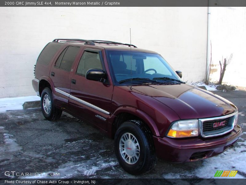 Monterey Maroon Metallic / Graphite 2000 GMC Jimmy SLE 4x4