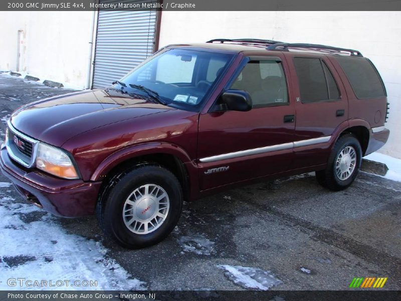 Monterey Maroon Metallic / Graphite 2000 GMC Jimmy SLE 4x4