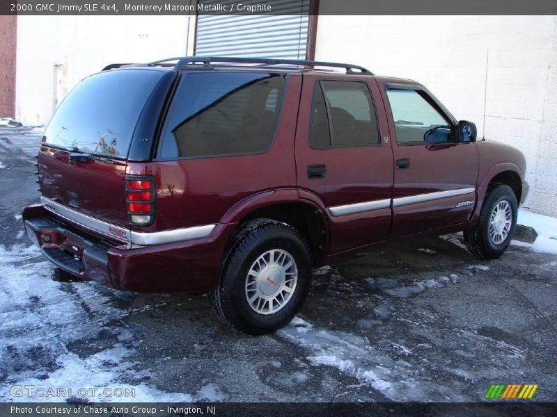 Monterey Maroon Metallic / Graphite 2000 GMC Jimmy SLE 4x4