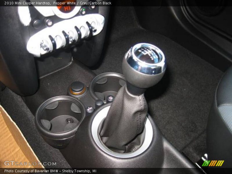 Pepper White / Grey/Carbon Black 2010 Mini Cooper Hardtop