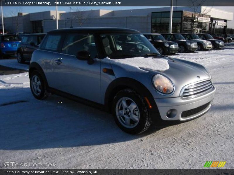 Pure Silver Metallic / Grey/Carbon Black 2010 Mini Cooper Hardtop