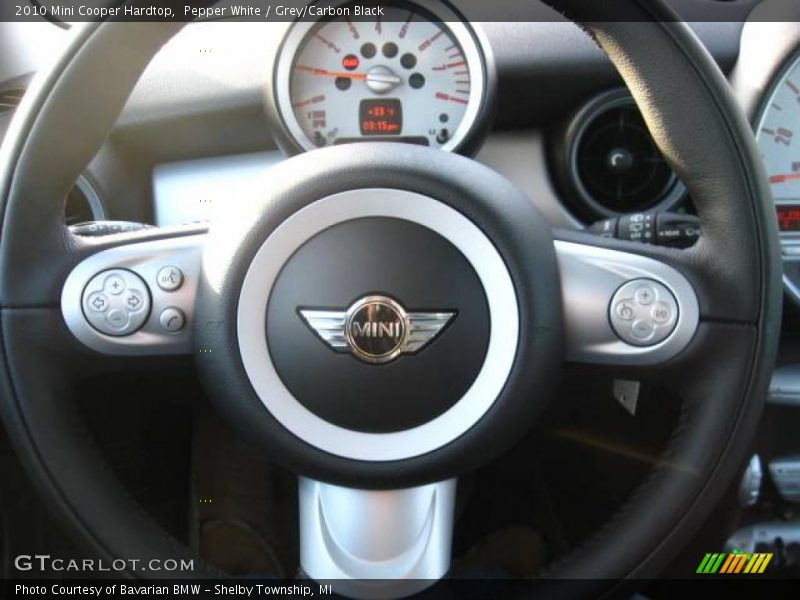 Pepper White / Grey/Carbon Black 2010 Mini Cooper Hardtop