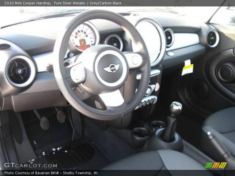 Pure Silver Metallic / Grey/Carbon Black 2010 Mini Cooper Hardtop