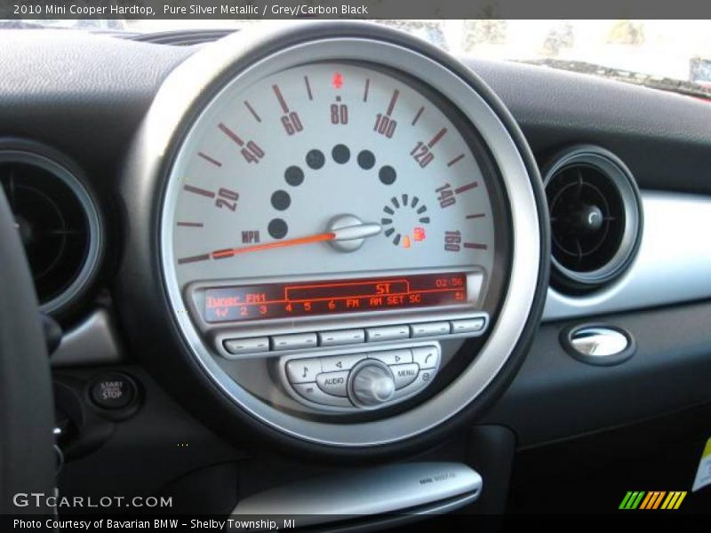 Pure Silver Metallic / Grey/Carbon Black 2010 Mini Cooper Hardtop