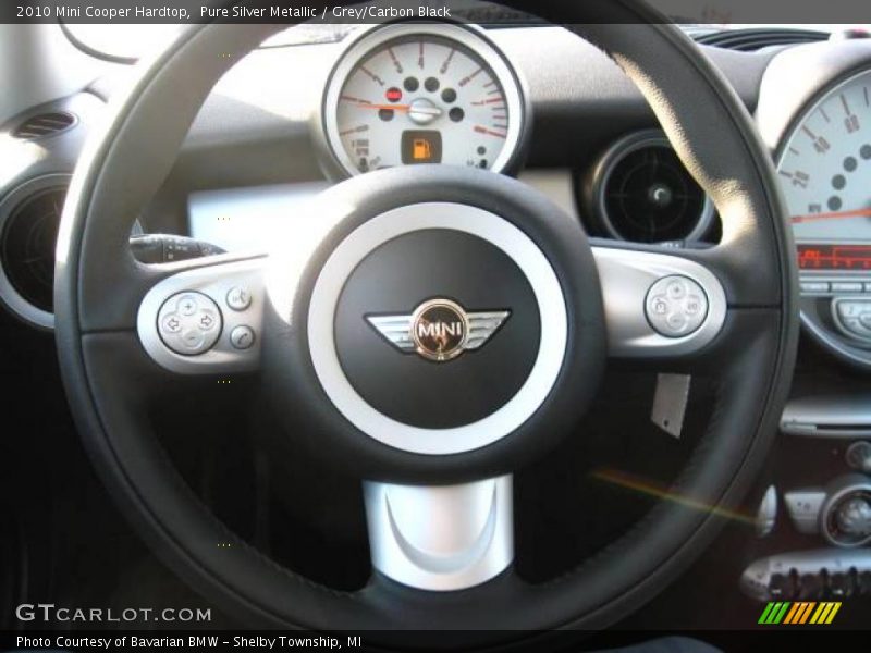 Pure Silver Metallic / Grey/Carbon Black 2010 Mini Cooper Hardtop