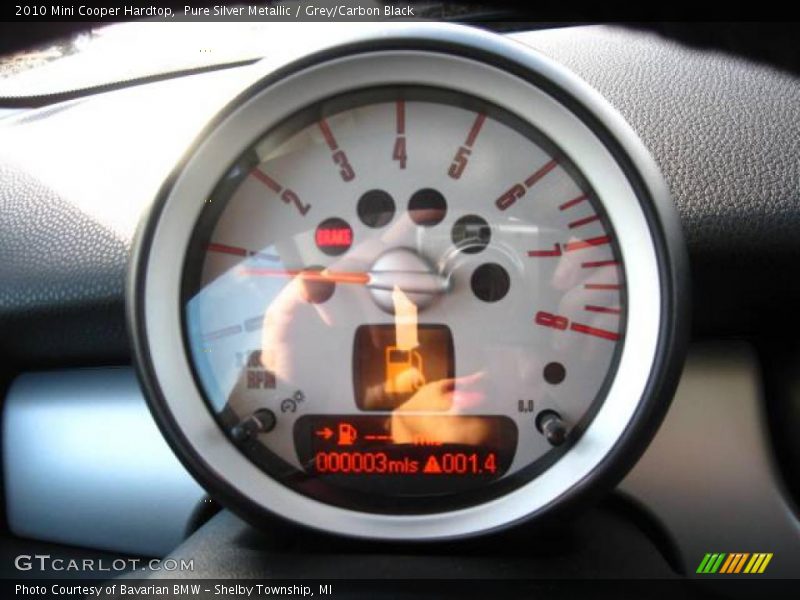 Pure Silver Metallic / Grey/Carbon Black 2010 Mini Cooper Hardtop