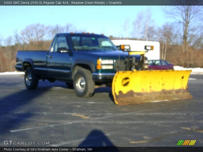 Meadow Green Metallic / Graphite 2000 GMC Sierra 2500 SL Regular Cab 4x4