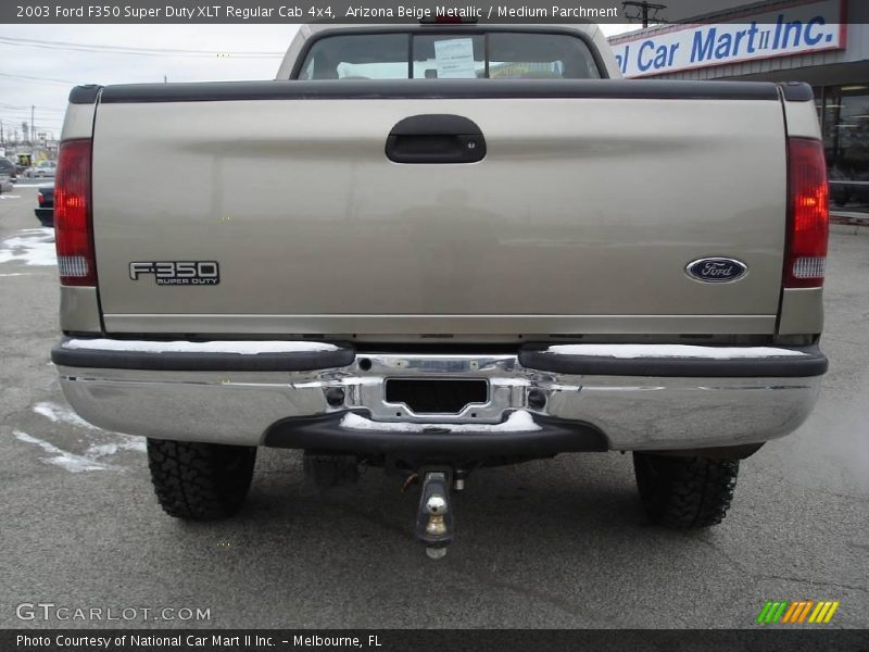 Arizona Beige Metallic / Medium Parchment 2003 Ford F350 Super Duty XLT Regular Cab 4x4