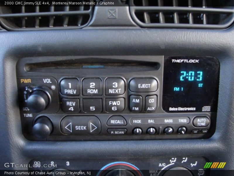 Monterey Maroon Metallic / Graphite 2000 GMC Jimmy SLE 4x4