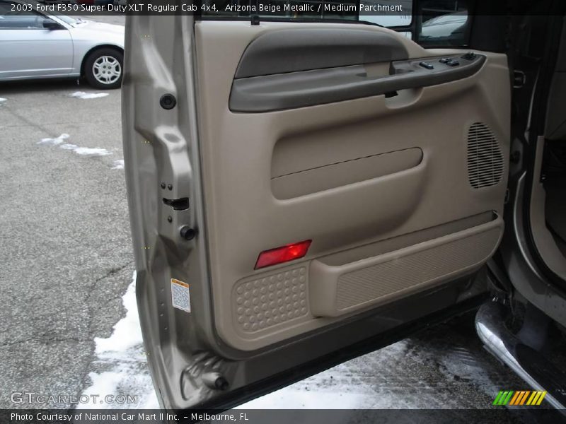 Arizona Beige Metallic / Medium Parchment 2003 Ford F350 Super Duty XLT Regular Cab 4x4