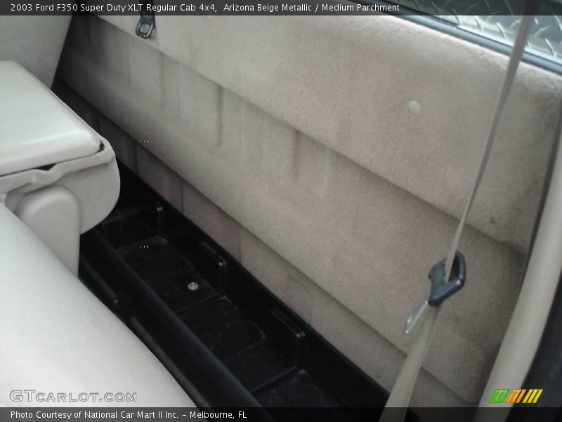 Arizona Beige Metallic / Medium Parchment 2003 Ford F350 Super Duty XLT Regular Cab 4x4