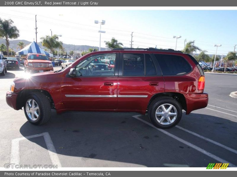 Red Jewel Tintcoat / Light Gray 2008 GMC Envoy SLT