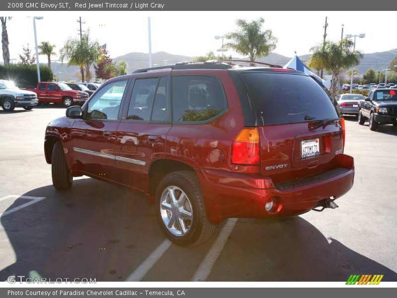 Red Jewel Tintcoat / Light Gray 2008 GMC Envoy SLT
