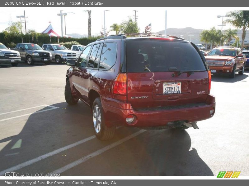 Red Jewel Tintcoat / Light Gray 2008 GMC Envoy SLT