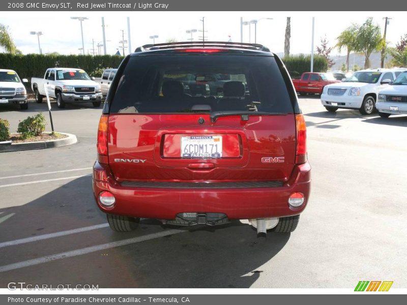 Red Jewel Tintcoat / Light Gray 2008 GMC Envoy SLT
