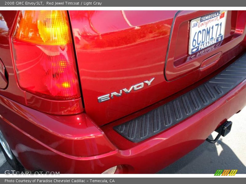 Red Jewel Tintcoat / Light Gray 2008 GMC Envoy SLT