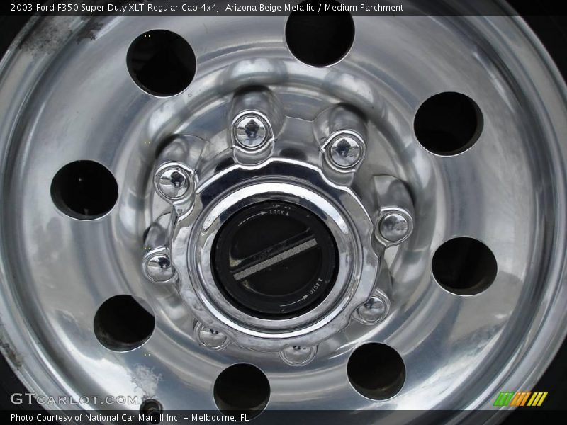 Arizona Beige Metallic / Medium Parchment 2003 Ford F350 Super Duty XLT Regular Cab 4x4