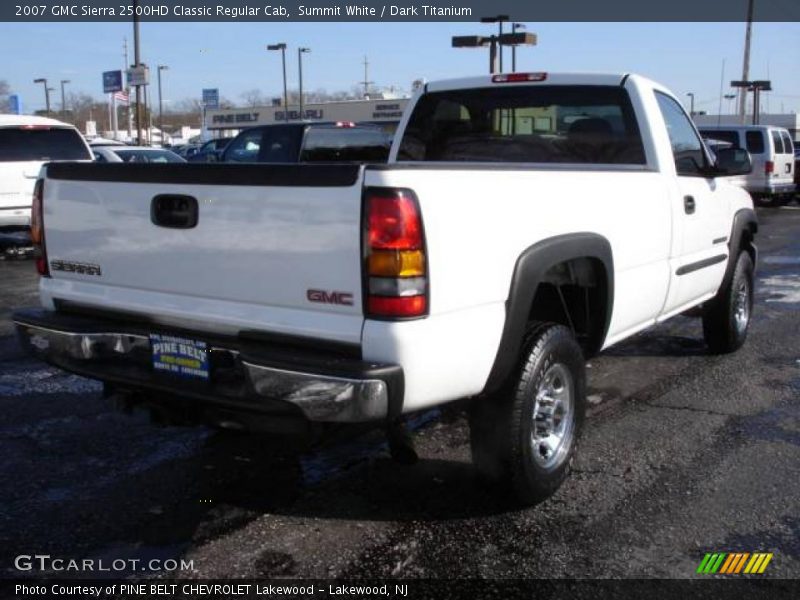 Summit White / Dark Titanium 2007 GMC Sierra 2500HD Classic Regular Cab