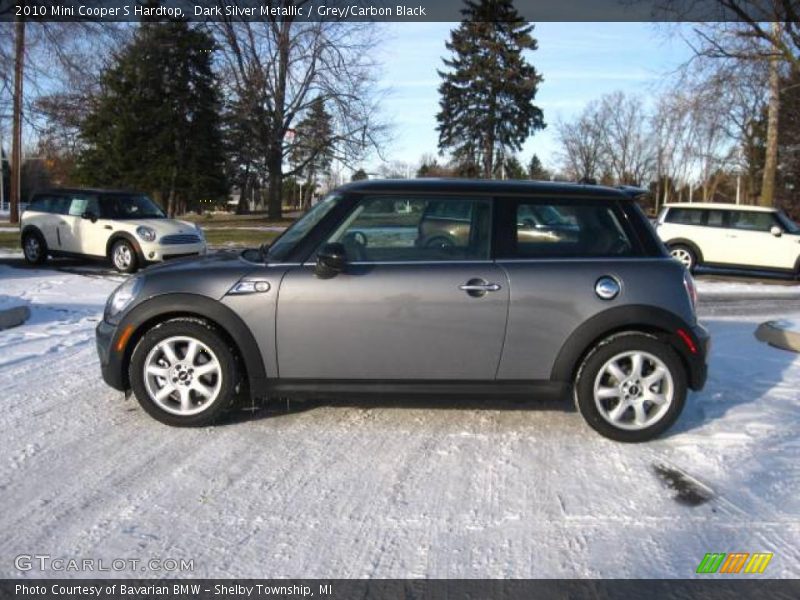 Dark Silver Metallic / Grey/Carbon Black 2010 Mini Cooper S Hardtop