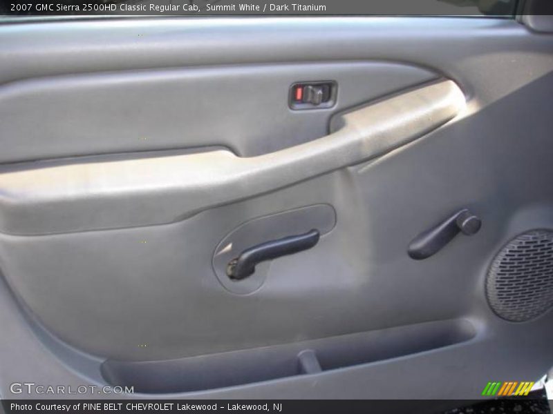 Summit White / Dark Titanium 2007 GMC Sierra 2500HD Classic Regular Cab