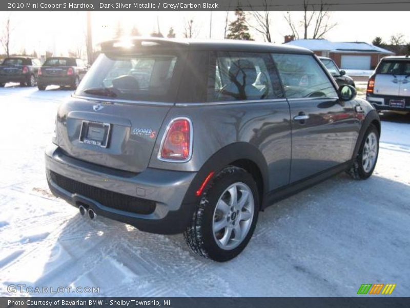 Dark Silver Metallic / Grey/Carbon Black 2010 Mini Cooper S Hardtop