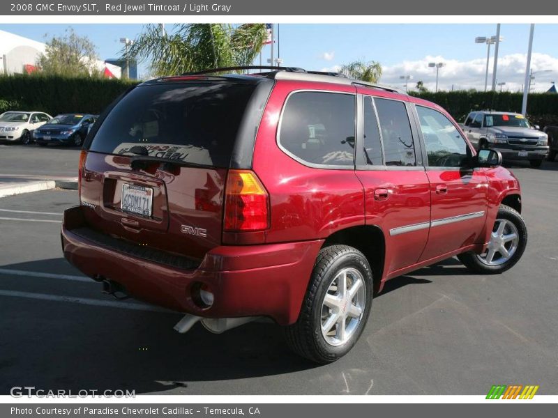 Red Jewel Tintcoat / Light Gray 2008 GMC Envoy SLT