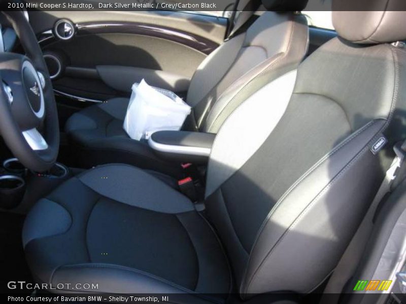 Dark Silver Metallic / Grey/Carbon Black 2010 Mini Cooper S Hardtop