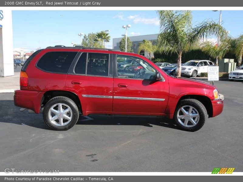 Red Jewel Tintcoat / Light Gray 2008 GMC Envoy SLT