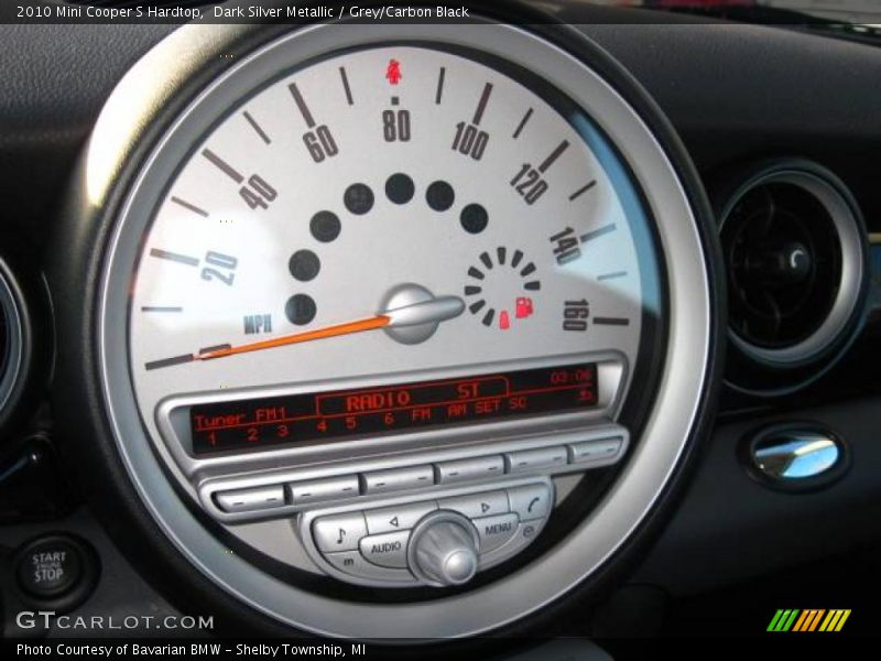 Dark Silver Metallic / Grey/Carbon Black 2010 Mini Cooper S Hardtop