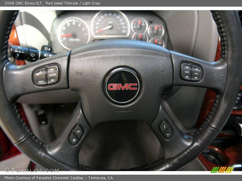 Red Jewel Tintcoat / Light Gray 2008 GMC Envoy SLT