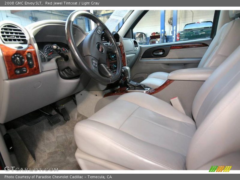 Red Jewel Tintcoat / Light Gray 2008 GMC Envoy SLT